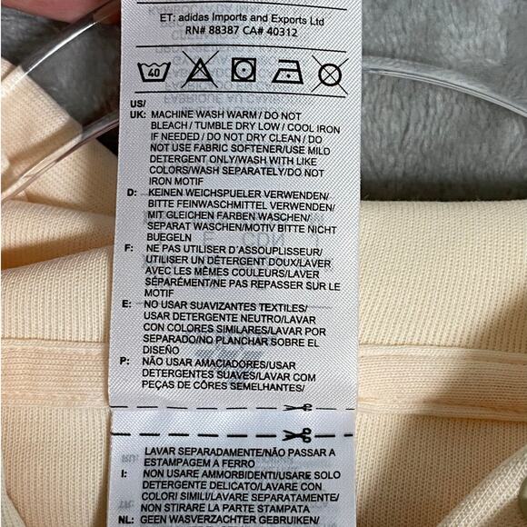 NEW Women’s Hoodie Adidas 3-Stripe Floral Crop Pullover Sweatshirt Jacket Top - Picture 7 of 9